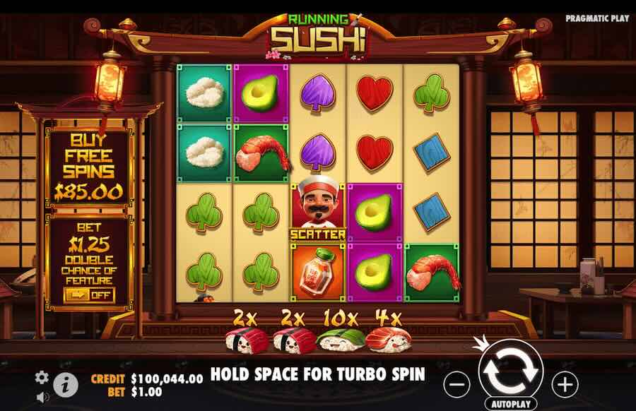 Running Sushi Slot Base Game