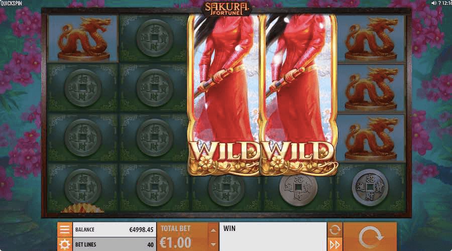 Trigger The Sakura Respin Feature In The Base Game And The Free Spins Feature On Sakura Fortune Slot