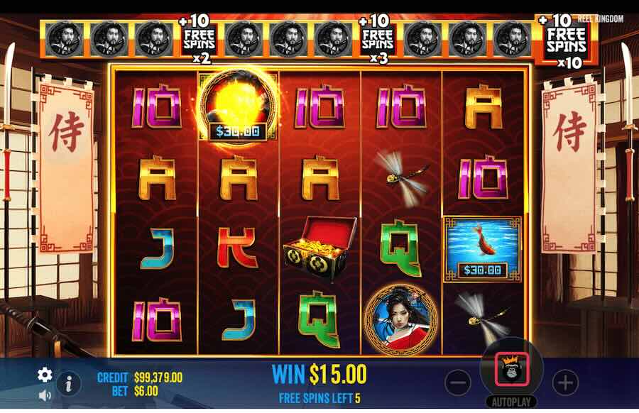 Samurai Code Slot Free Spins Feature