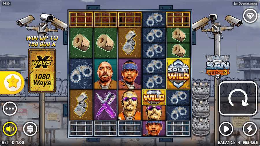 San Quentin Slot Base Game