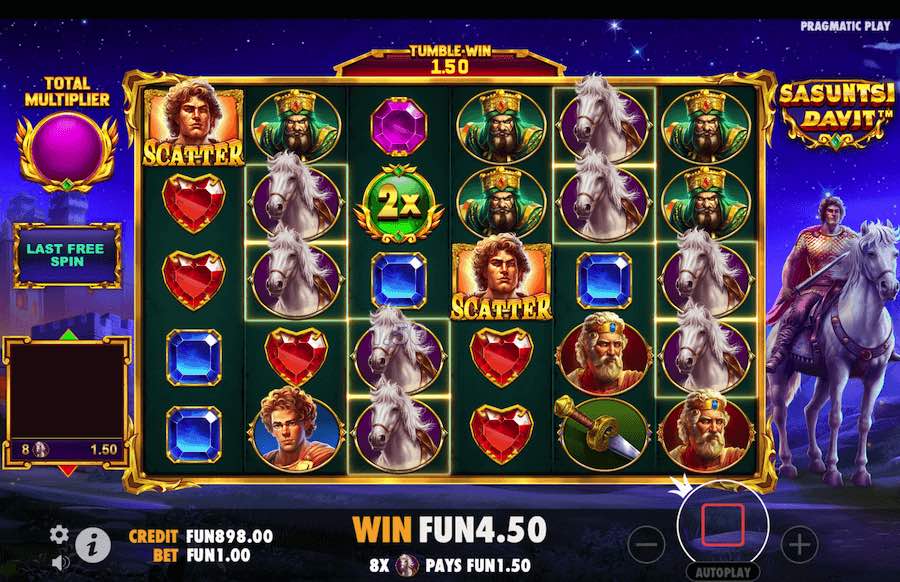 Sasuntsi Davit Slot Free Spins Feature