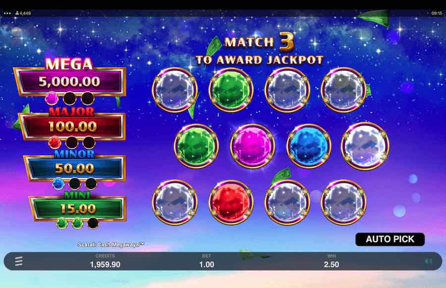 Scarab Cash Megaways Slot Jackpot Game