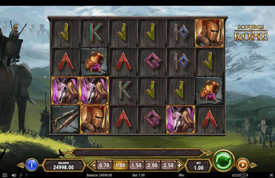 Scourge Of Rome Slot Base Game 