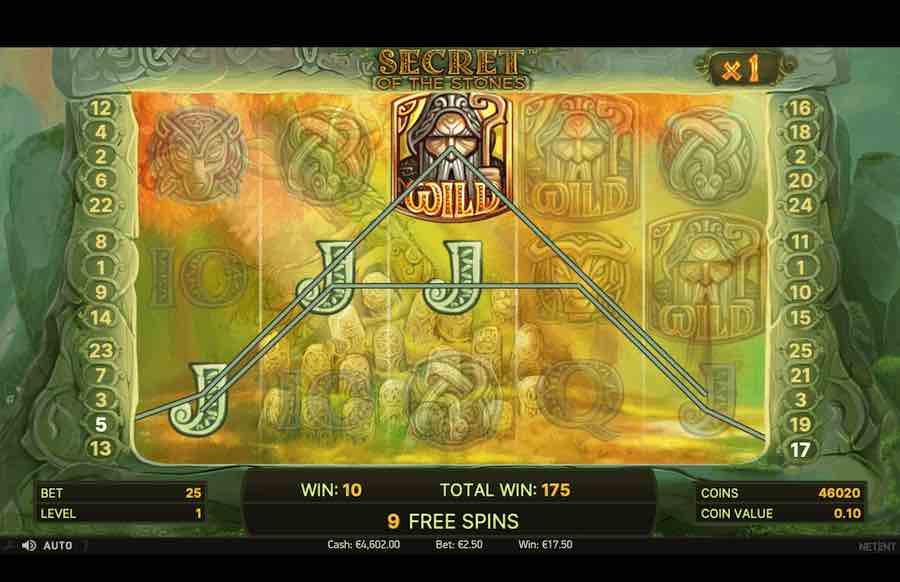 Secret Of The Stones Slot Free Spins Feature