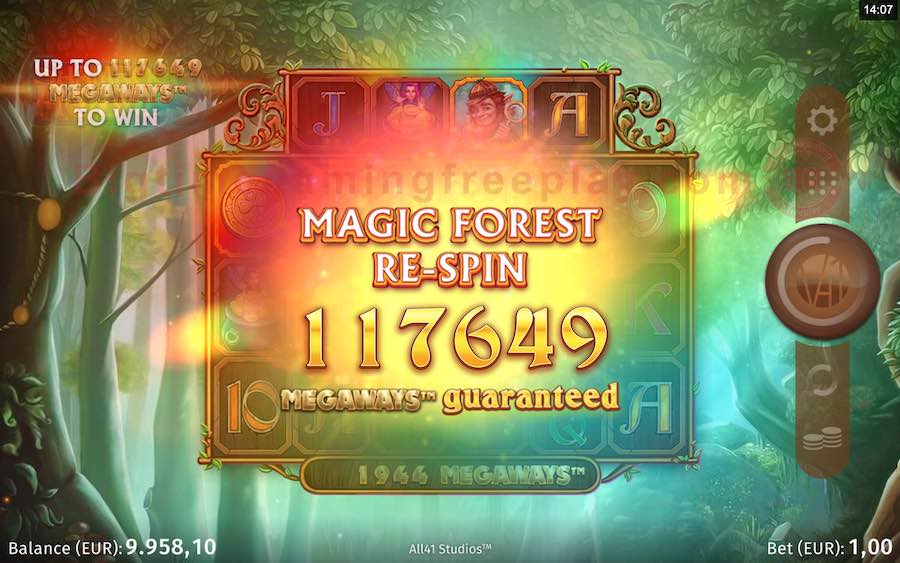 Up To 117,649 Paylines Can Be Guaranteed When The Magic Forest Respin Feature Is Triggered On Shamrock Holmes Megaways™