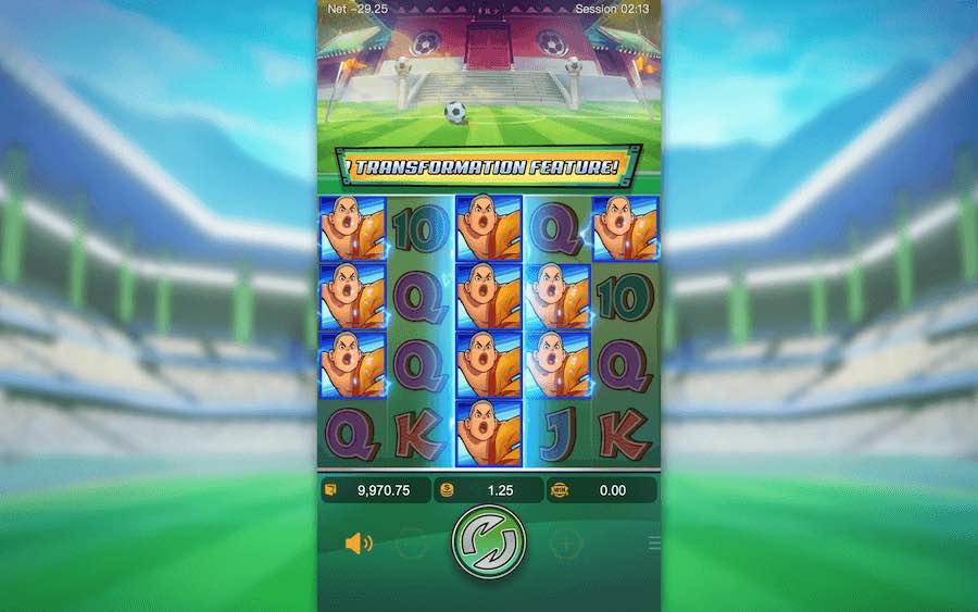 Landing A Minimum Of 3 Scatter Symbols In View Will Trigger The Free Spins Feature In Shaolin Soccer Video Slot