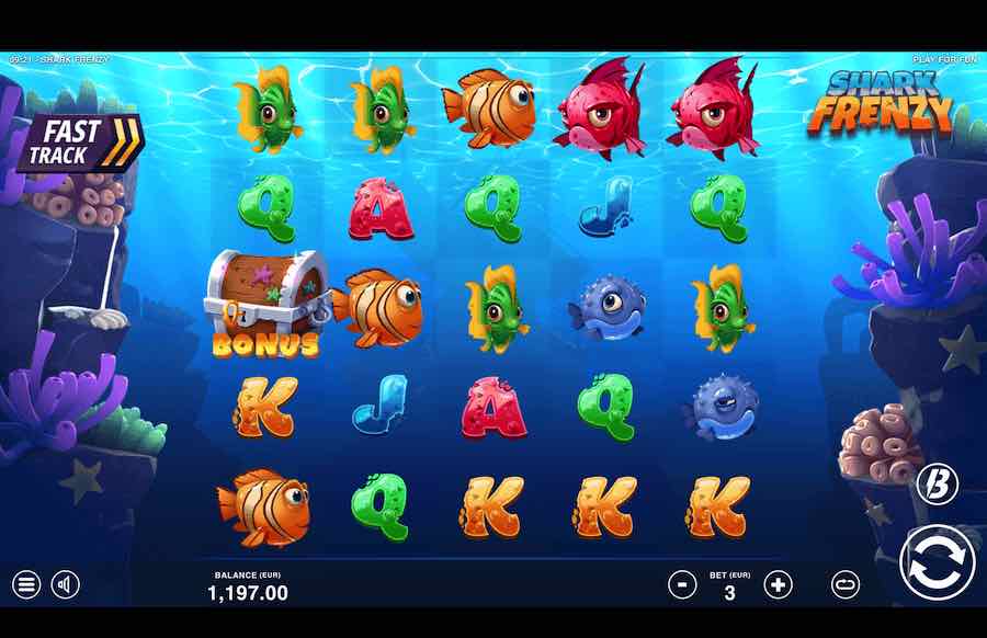 Shark Frenzy Slot Base Game