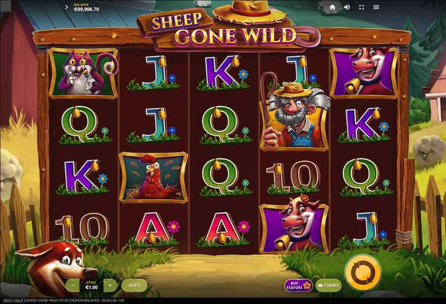 Sheep Gone Wild Slot Base Game