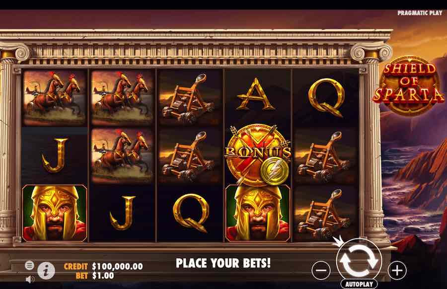 Battle Your Way To Wins Of Up To 3,000x Bet In The Shield Of Spartan Online Slot