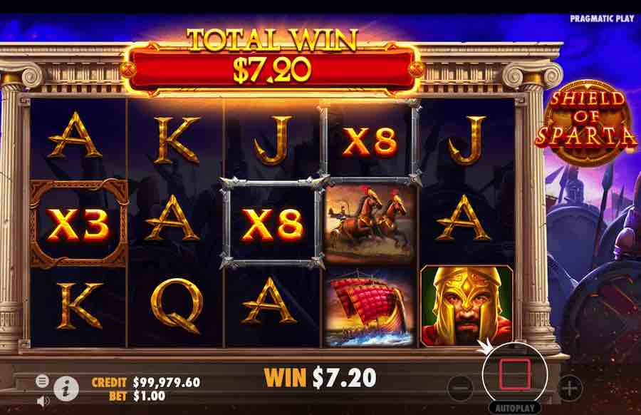 Land Three Or More Scatter Symbols To Trigger The Free Spins Feature On The Shield Of Spartan Slot