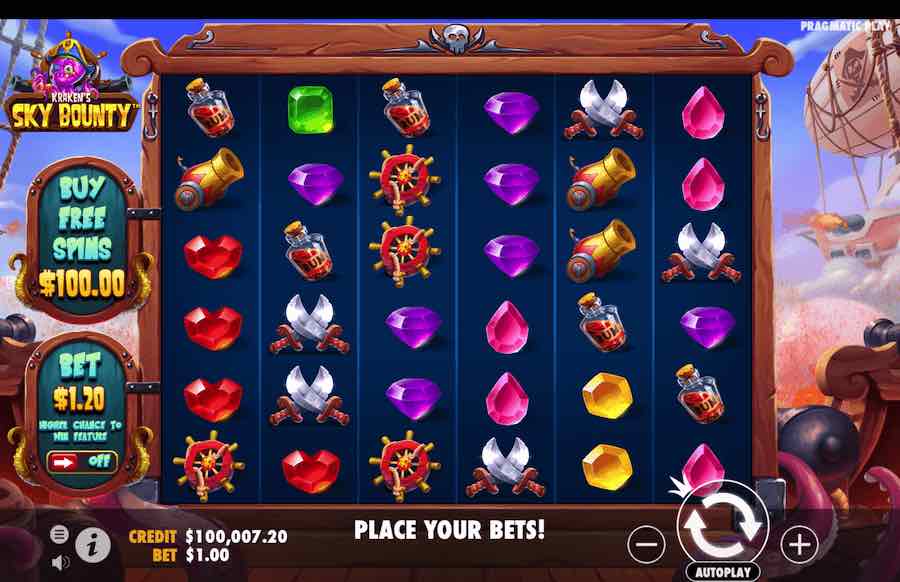 Sky Bounty Slot Base Game