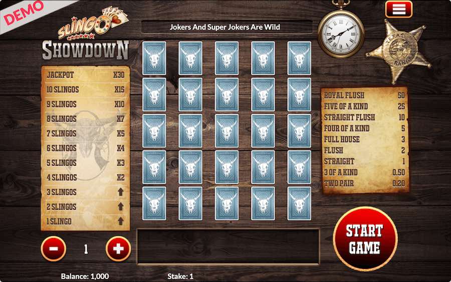 Enjoy A Western Theme On Slingo Showdown