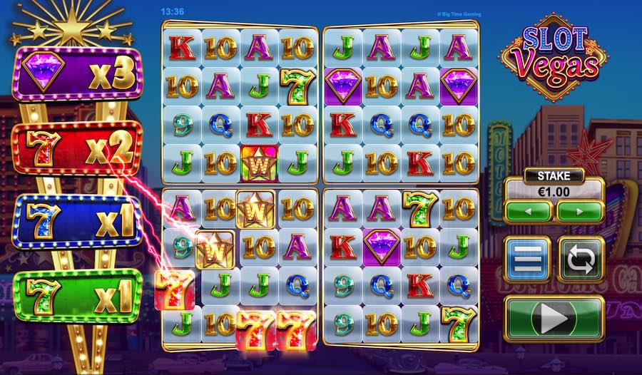 Increase The Win Multiplier When You Land Premium Paying Symbols On Slot Vegas Megaquads™