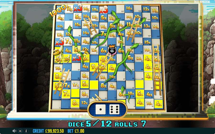 Trigger The Bonus Feature On Snakes And Ladders Megadice And Play The Classic Board Game To Win Potentially Huge Prizes