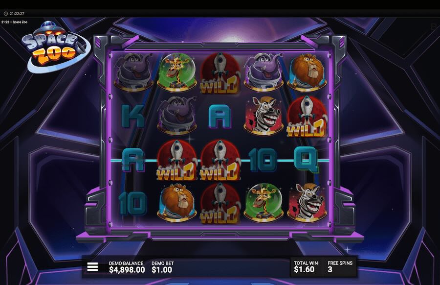 Space Zoo Slot Free Spins Feature