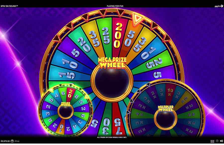 Spin 'em Round Slot Bonus Feature 