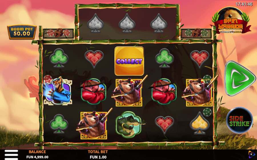 Play With 5 Reels, 243 Paylines, And Win Up To 2,757x Your Bet In Spin Warrior Online Slot From Provider Boomerang Studios