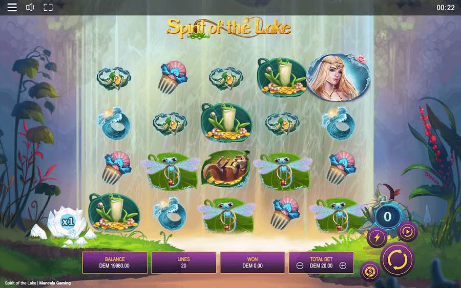 Play With 5 Reels, 20 Paylines, And Win Up To 690x Your Stake In Spirit Of The Lake Online Slot From The Provider Mancala Gaming