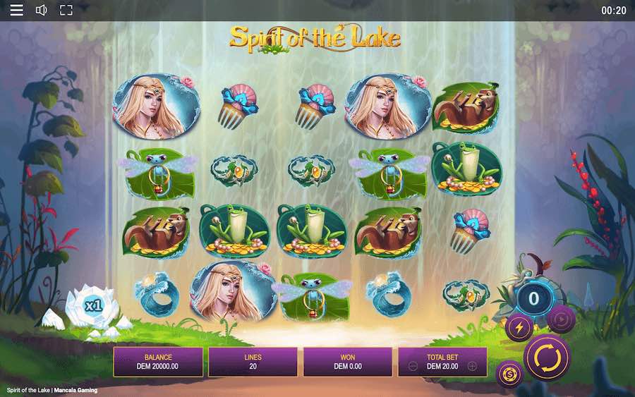 Win Up To 100 Free Spins On Spirit Of The Lake Video Slot