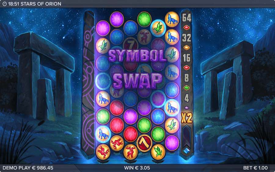 5 Modifiers Can Be Activated To Help You Create Winning Combinations On Stars Of Orion Slot From Elk Studios