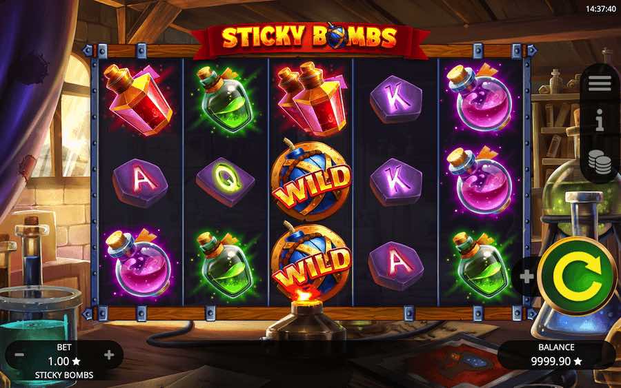 Play With 5 Reels, 20 Paylines And Win Up To 1,445x Your Bet In Booming Games Sticky Bombs Online Slot