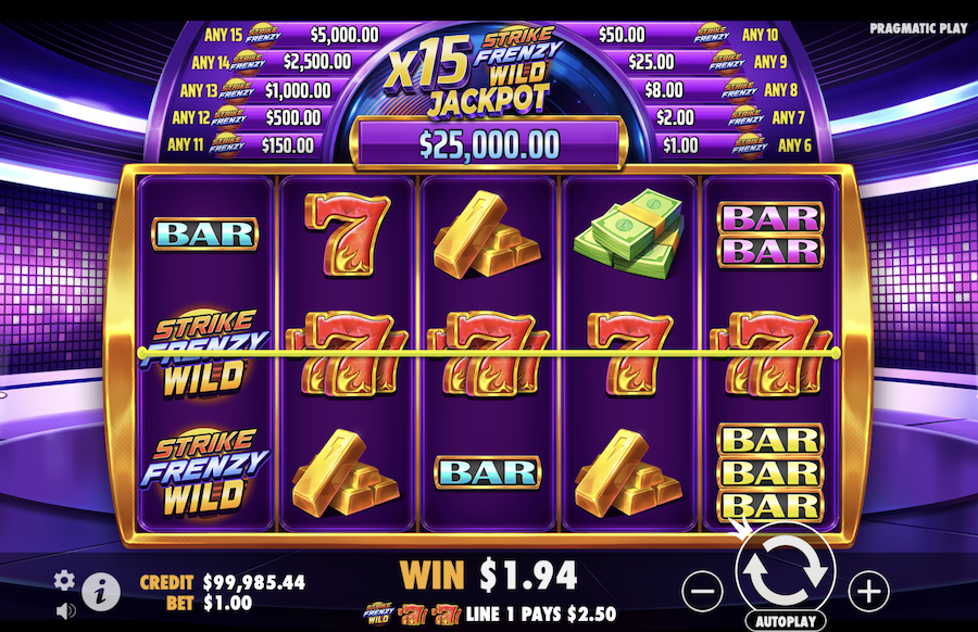 Strike Frenzy Slot