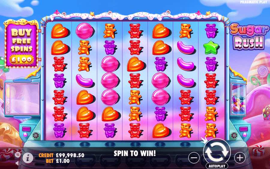 Sugar Rush Slot Base Game