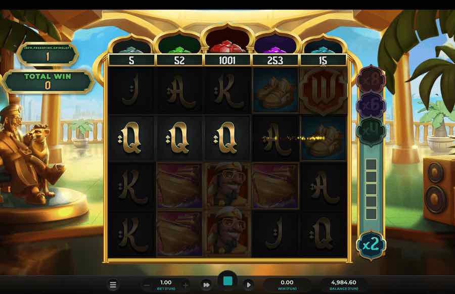 Sultan Spins Slot Free Spins Feature