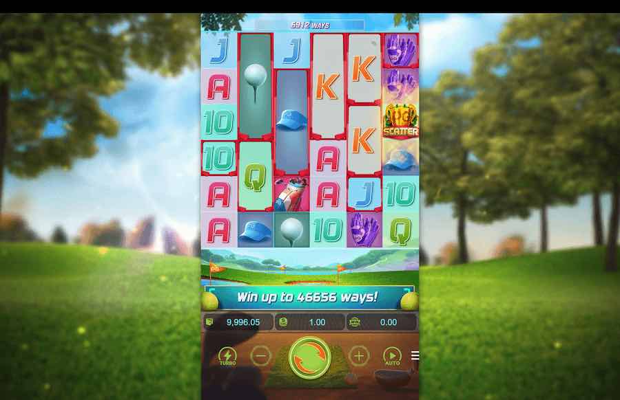 Super Golf Drive Slot Base Game