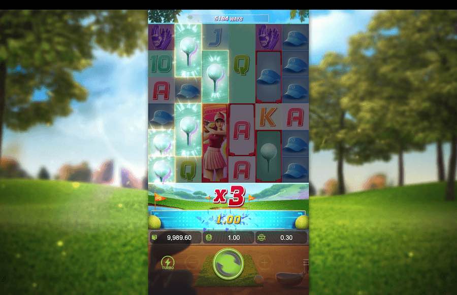 Super Golf Drive Slot Bonus Feature