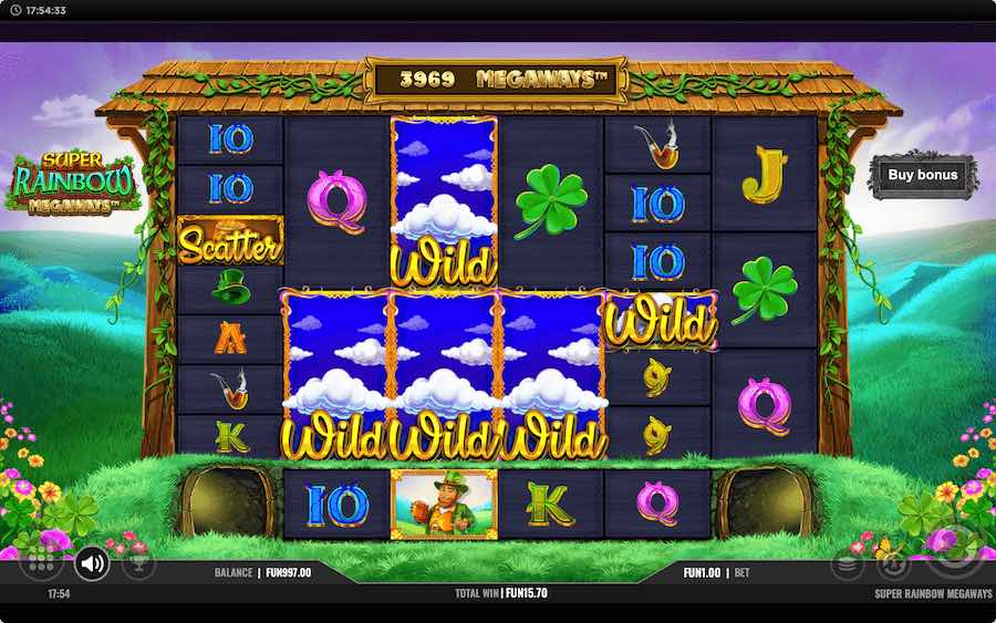 Play With 6 Reels, 200,704 Paylines, And Win Up To 35,000x Your Stake On Iron Dog Studio's Super Rainbow Megaways Online Slot