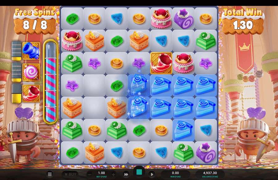 Sweetopia Royale Slot Free Spins Feature 