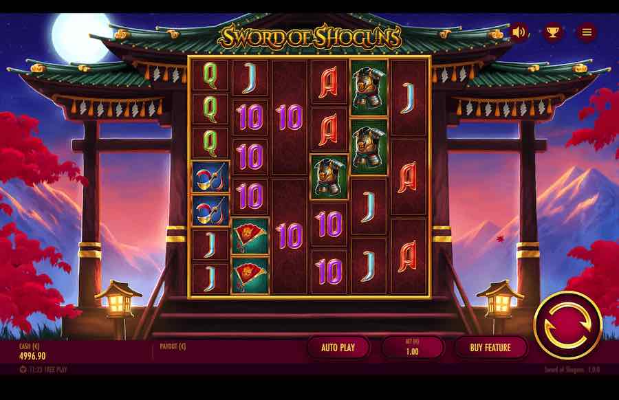 Sword Of Shoguns Slot Base Game 