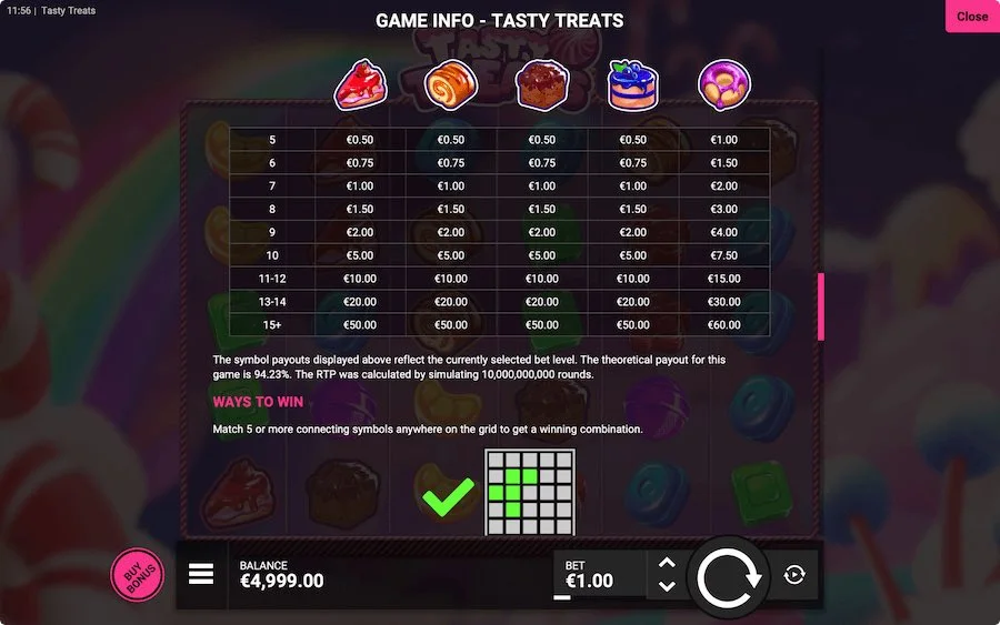 Tasty Treats Slot