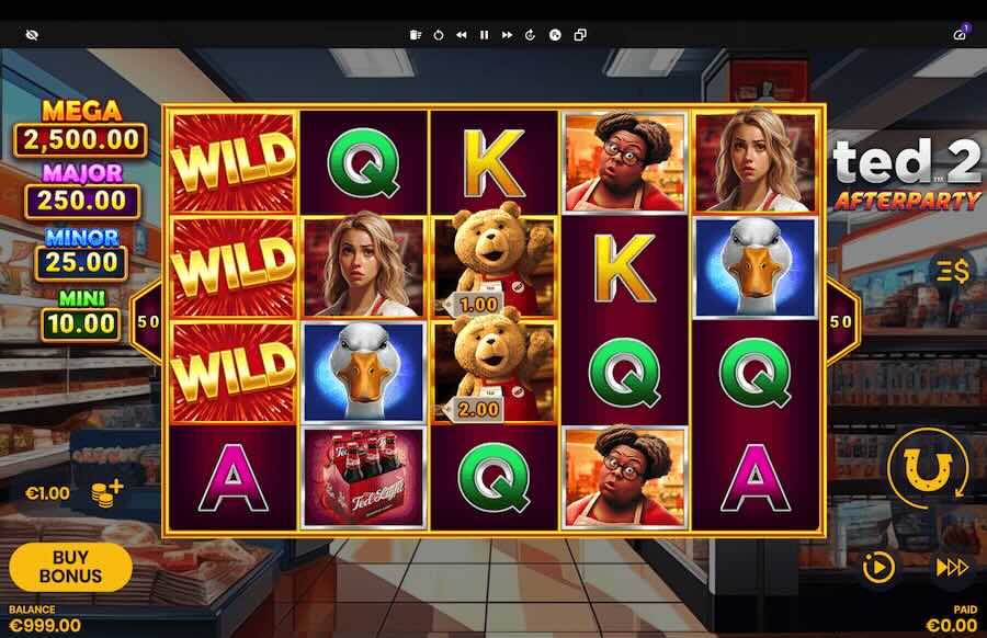 Ted 2 Afterparty Slot Base Game