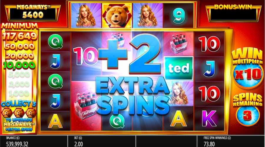 Collecting Ted Symbols Will Increase Your Minimum Ways And Award You With Extra Spins During The Free Spins On Ted Megaways™