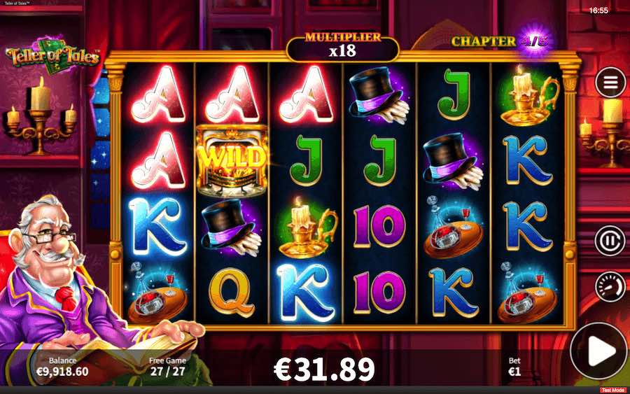 Land A Minimum Of 3 Scatter Symbols To Trigger The Free Spins Feature On Teller Of Tales Video Slot