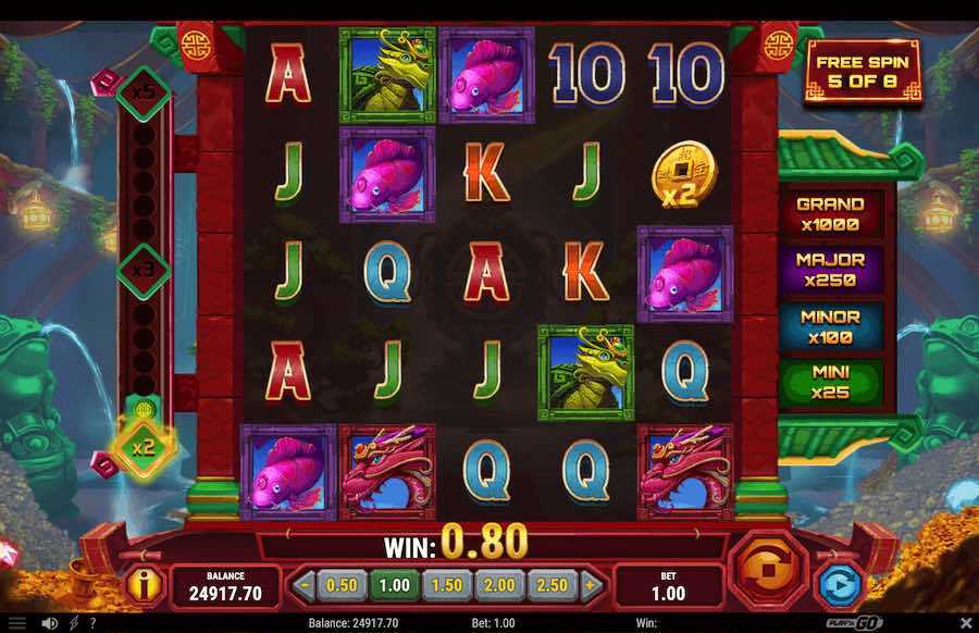 Temple Of Prosperity Free Spins Feature 