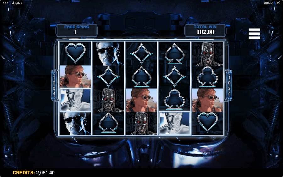 Land 3 Or More Scatters To Trigger The Free Spins Feature On Terminator 2 Online Slot