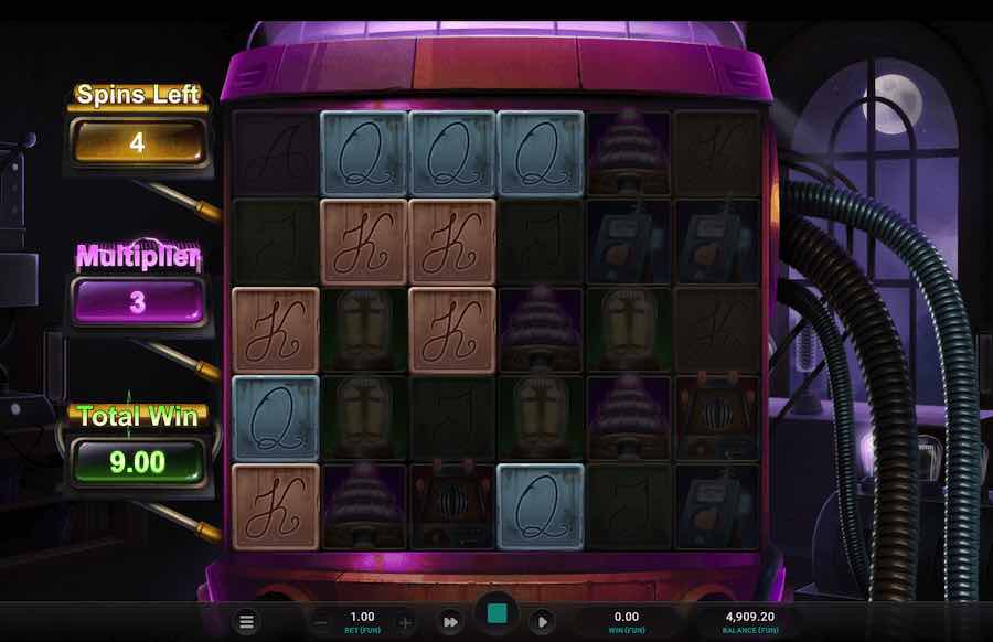 Tesla's Invention Free Spins Feature