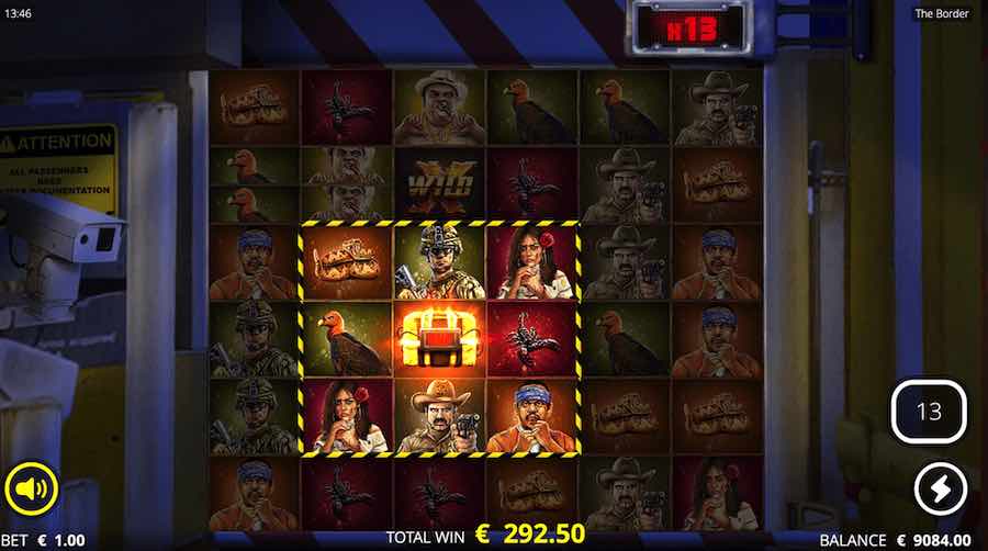 There Are Two Bonus Features That Can Be Triggered Whilst Playing The Border Video Slot