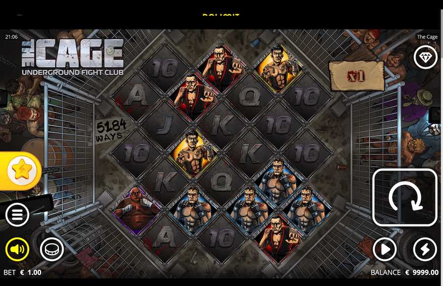 The Cage Slot Base Game