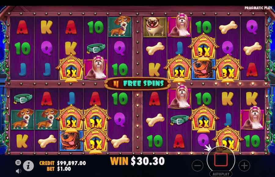 The Dog House Multihold Slot Free Spins Feature