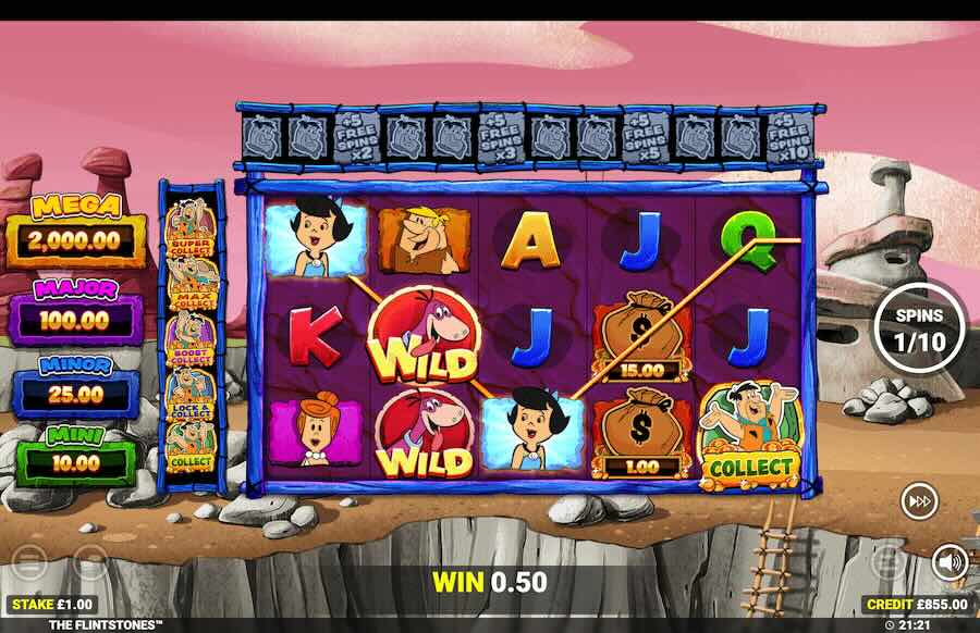 The Flintstones Slot Free Spins Feature