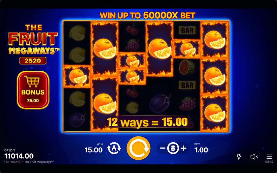 Play With Up To 117,649 Ways To Win On The Fruit Megaways Slot