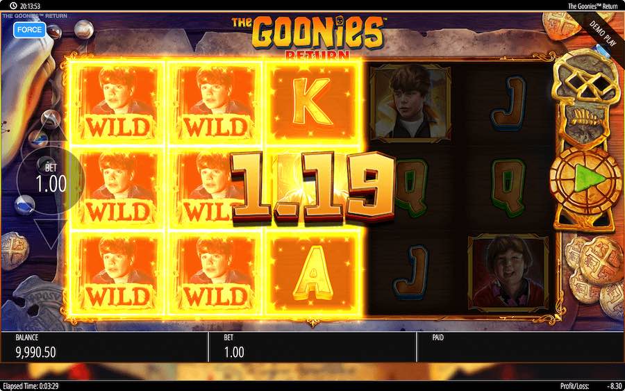 The Goonies Return Slot Base Game