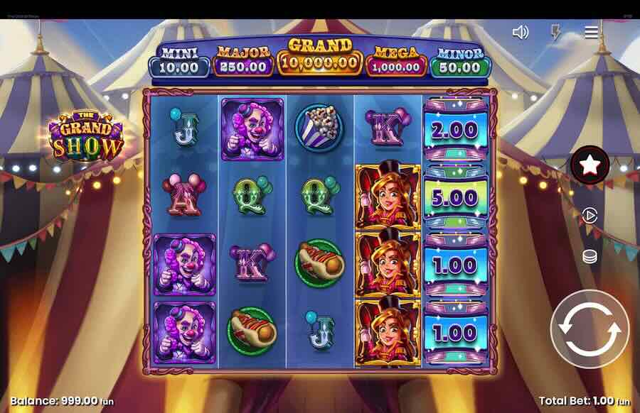 The Grand Show Slot Base Game