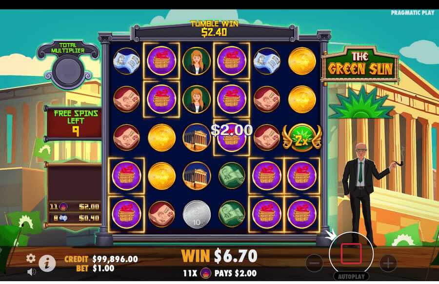 The Green Sun Slot Free Spins Feature