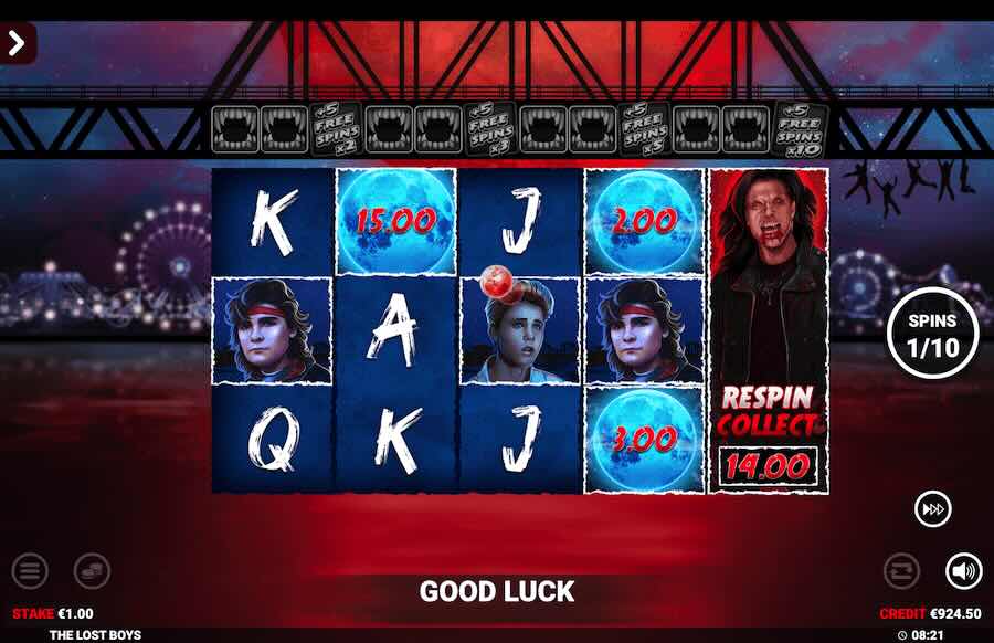 The Lost Boys Slot Free Spins Feature 