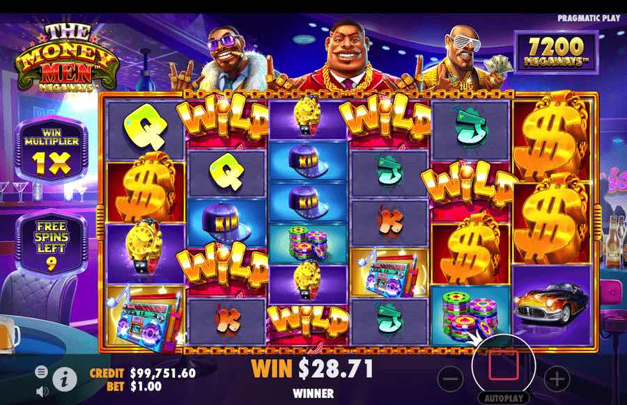 The Money Men Megaways Free Spins Feature 